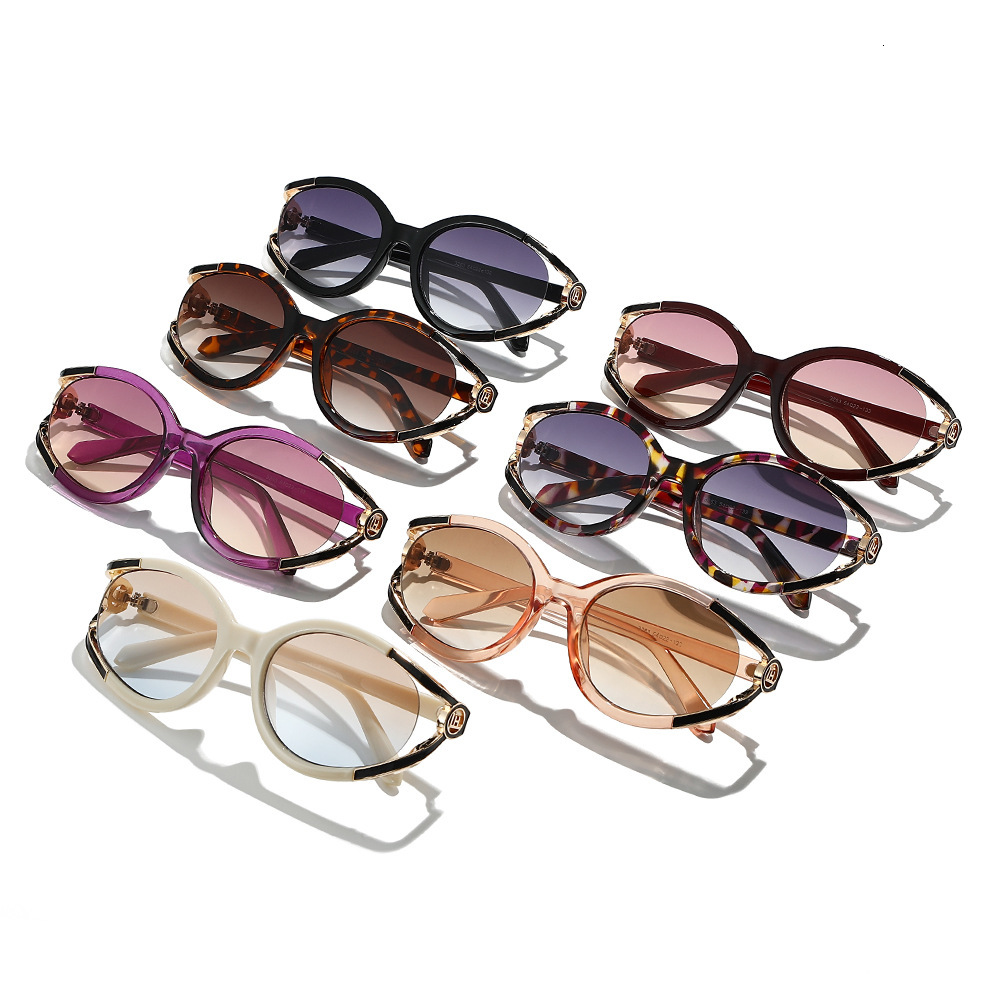 Luxury Fashion Designer Sunglasses 2026 New Light Luxury Style Sunglasses Fashionable Elegant High-Definition Uv-Protective Lenses Trendy Sunshade Eye - view 4