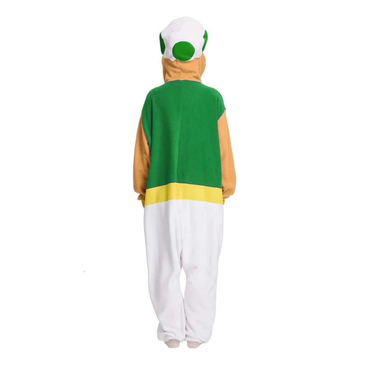 Sleep Lounge Women's ELEIMOS Halloween Onesie Green Mushrooms For Women Men Adult Animal Kigurumis Pyjamas Cartoon Pajama Homewear Cosplay Costum - view 3