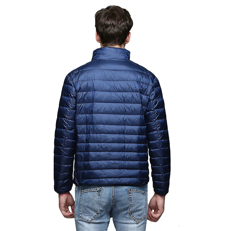 CHRLCK Packable Down Jackets Men's Ultralight Camping Trekking Waterproof Winter Coat Outdoor Windproof Warm Puffer Jacket Male 260923 - view 6