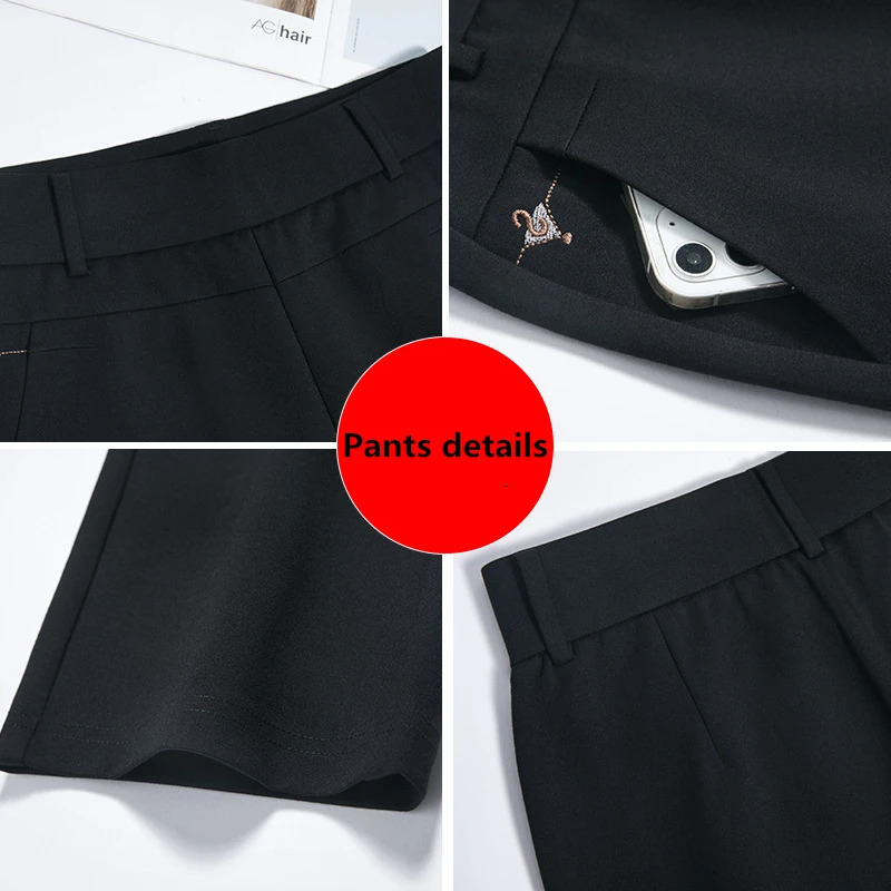 2026 Women's Black Stretch Suit Pants Fashion Purple Slim Trousers Green Brown Pantalones 27-34 260923 - view 6