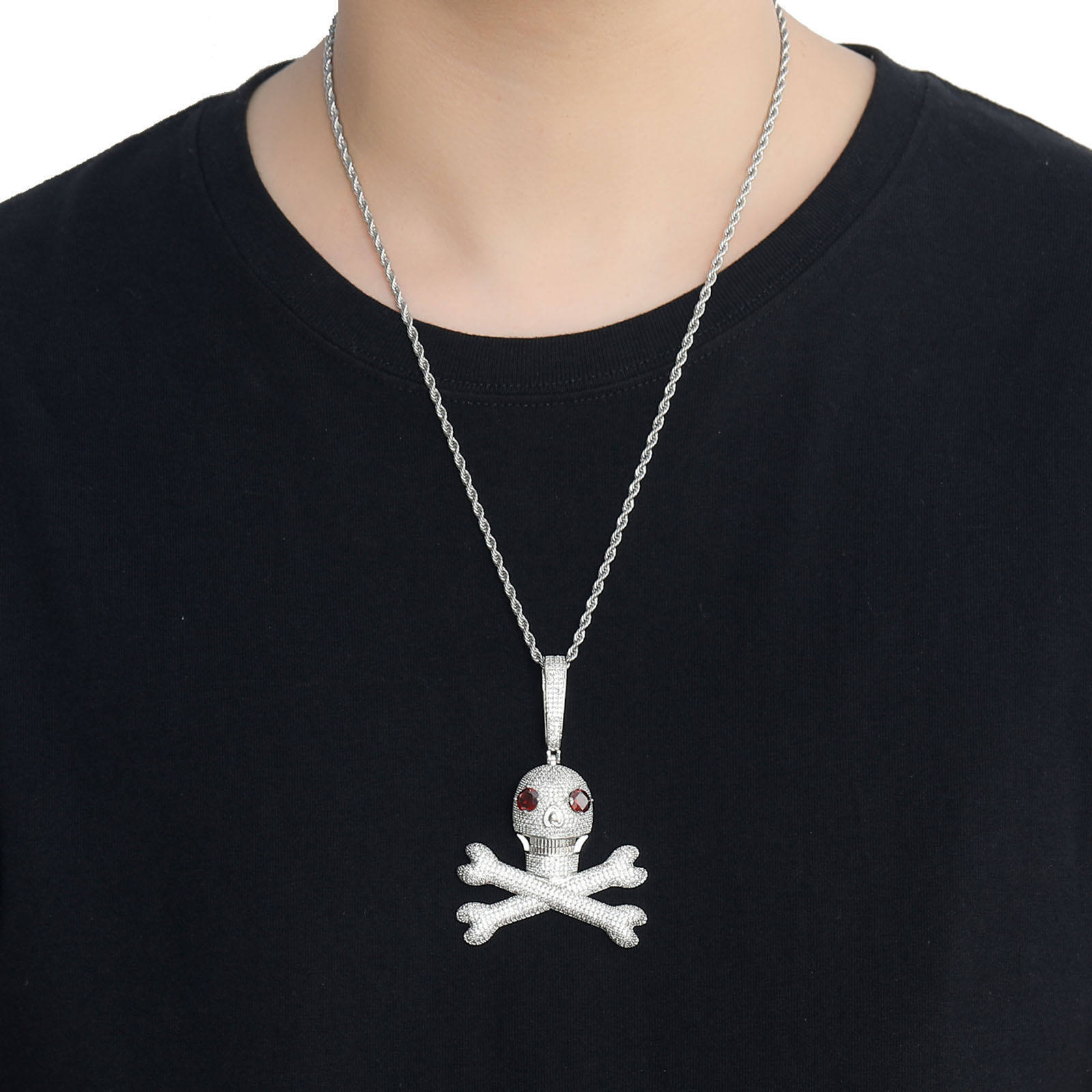 Custom Hip Hop Moissanite Pendant Personalized Jewelry for Brand Promotion Street Fashion and Music Artists - view 4
