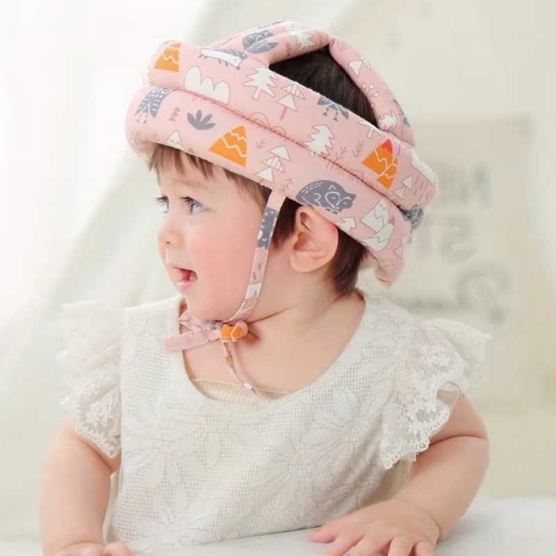 Slings Backpacks Carriers Baby Head Protection Hat for Learning To Walk Breathable Washable Toddler Safety Helmet Anti Fall Impact Soft Cap Baby Pillo