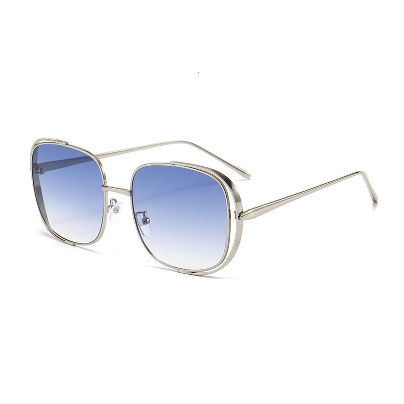 Luxury Fashion Designer Sunglasses New Cross-Border With UV Protection, Hollow-Out Frame, Large Frame To Enhance Facial Features, Fashionable Internet - view 3