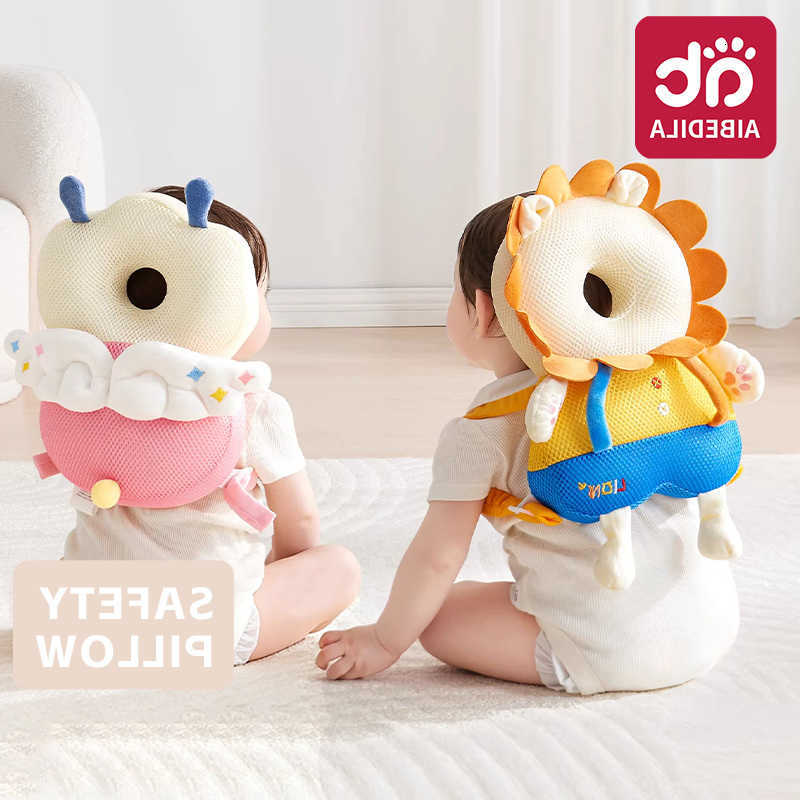 Slings Backpacks Carriers Baby Head Back Protector Safety Pad Newborn Walk Learning Headgear Anti-Fall Pillow Toddler Fall Prevention Cushion for Infa