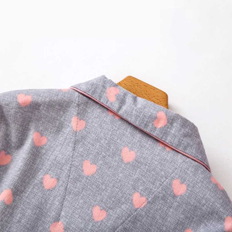 Lounge Women's Sleep Autumn And Winter Nightgowns for Women Cotton Flannel Long Sleep Shirt Long Sleeve Nightshirt Button Down Pajamas Sleepdress - view 4