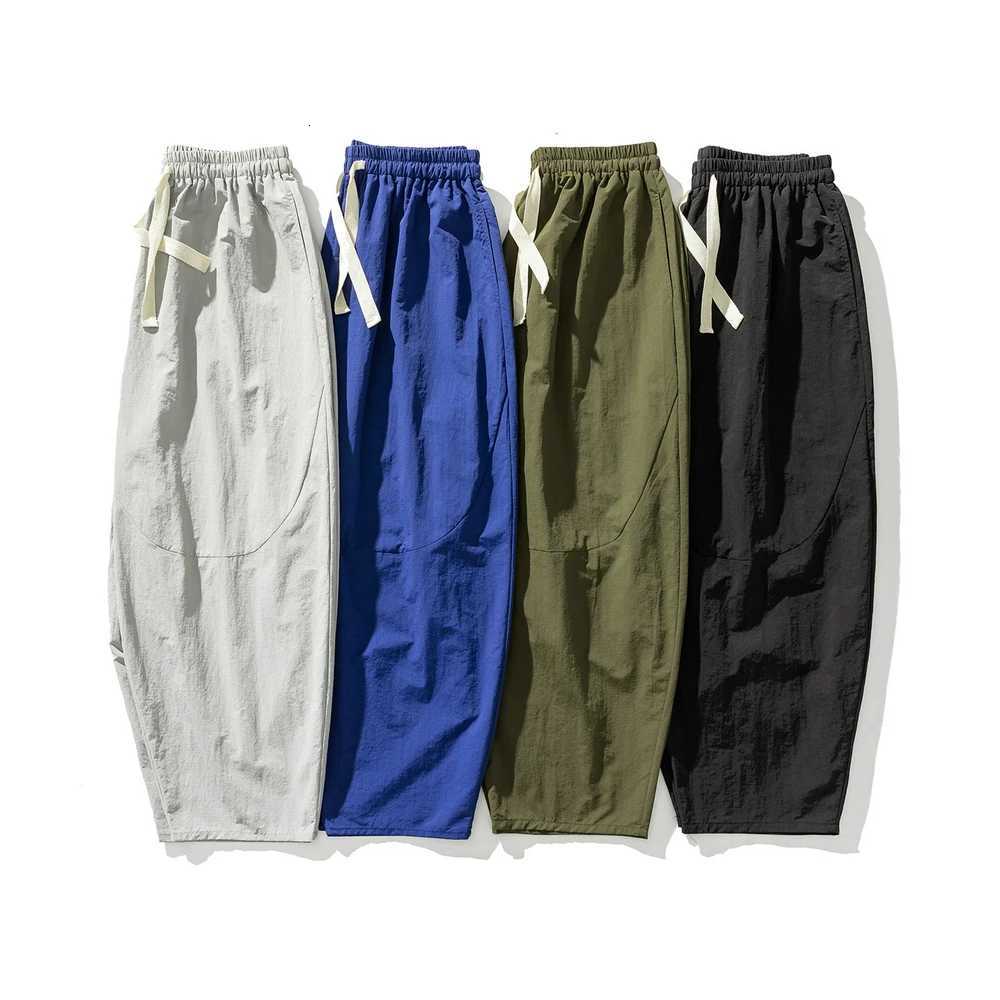 Men's Pants 2026 Autumn Streetwear Style American Casual Wide Leg Pants Men's Loose Fit Straight Thin Harajuku Workwear Trousers Sweatpants  - view 6