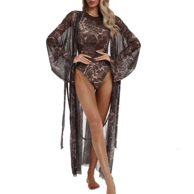 Sleep Lounge Women's One Piece Cover Up Beach Kimono For Women Swimsuit Cover Up Wrap Dresses Seaside Bathing Suits Beachwear (excluding Swimsuit - view 6
