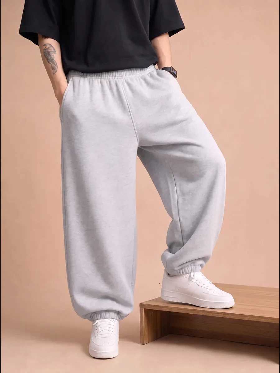Men's Pants Men Women Solid New Pant Fashion Summer Oversized Vintage Pocket dr1 Wide Leg Pants Elegant Loose Baggy Chic Trousers D260924 - view 3