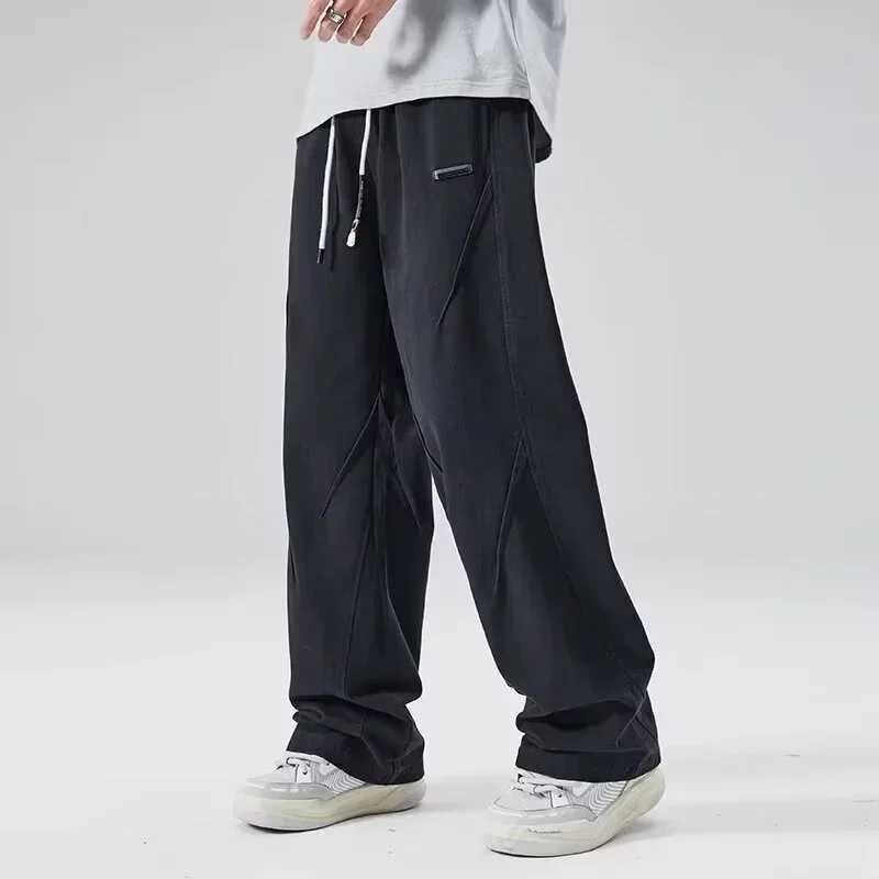 Men's Jeans Autumn Japanese Retro Casual Straight-leg Pants For Men 2026 New Baggy Appliques Trousers High Street Gym Y2K Pantalones Hombre H2609 - view 6