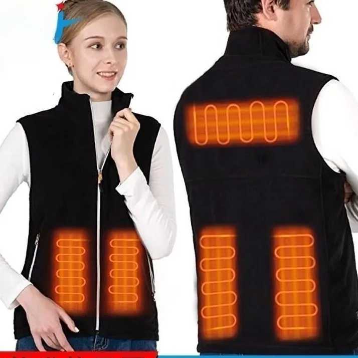 Fleece Outdoor Jackets Hoodies Heated Vest Smart Warming Jacket Winter Electric Thermal Coat Men Women USB Charging Lightweight Outdoor Sports N260924 - view 3