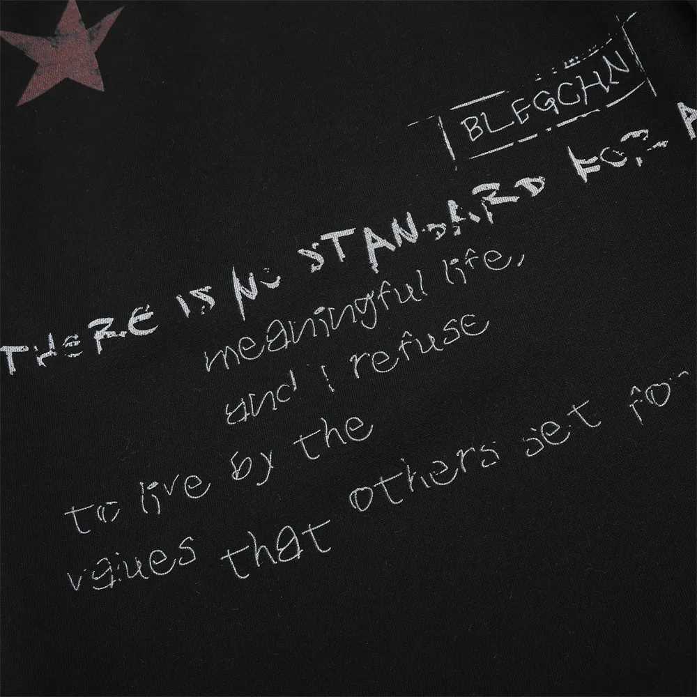Men's Pants MWJLPWQ Star Letter Print Loose Casual Men's Sweatpants Hip-Hop Trousers Street Spring Autumn Trendy Wide-Leg Pants 20666 D26092 - view 7