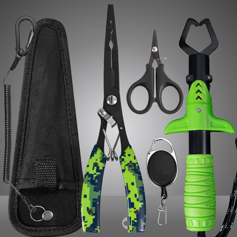 Functional Fishing Pliers Made of Stainless Steel Wire Cutters Hook Remover AntiRust Coating Tools 260922