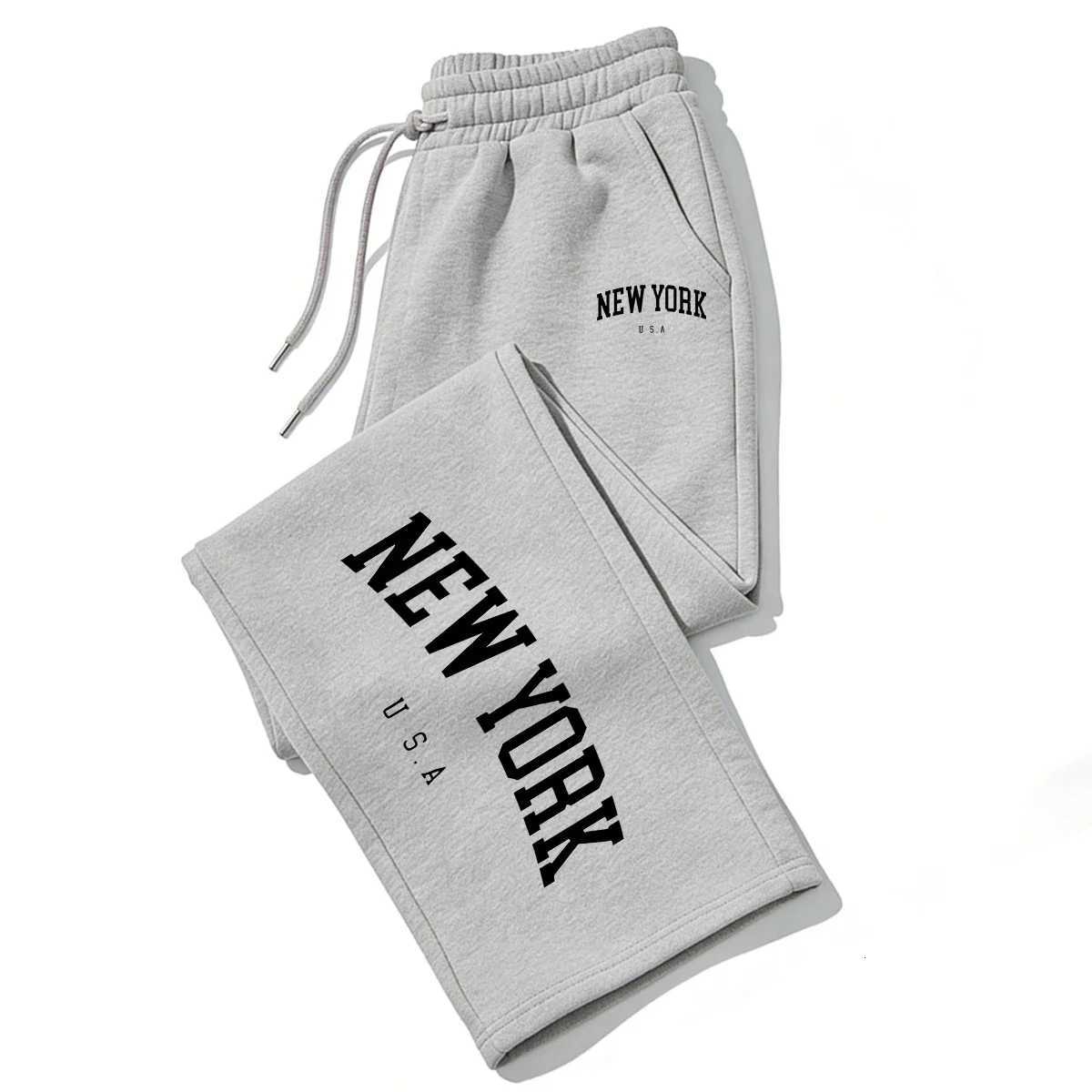 Men's Pants NEW YORK Printed Jogger Pants for Men Women Breathable Sweatpants for Running Casual Wear D260924 - view 4