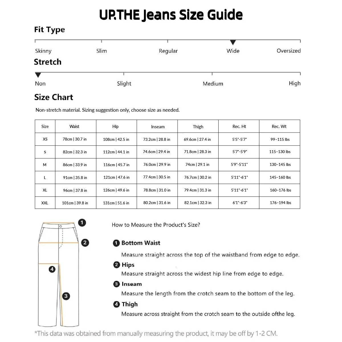 UP.THE Men Dark Raw Denim Baggy Wide Leg Jeans Y2K Oversized Loose Curved Spliced Eyelet Denim Pants Industrial Streetwear Trousers for Daily Outfits  - view 9