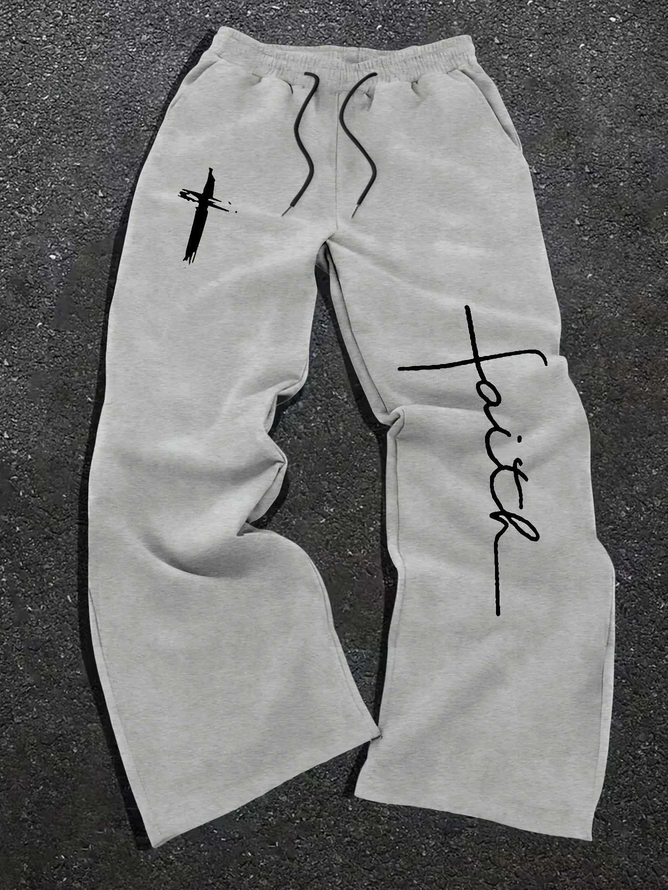 Men's Pants 2026 European and American men's casual sports pants jogging training pants men's gym pants daily straight pants D260924 - view 7