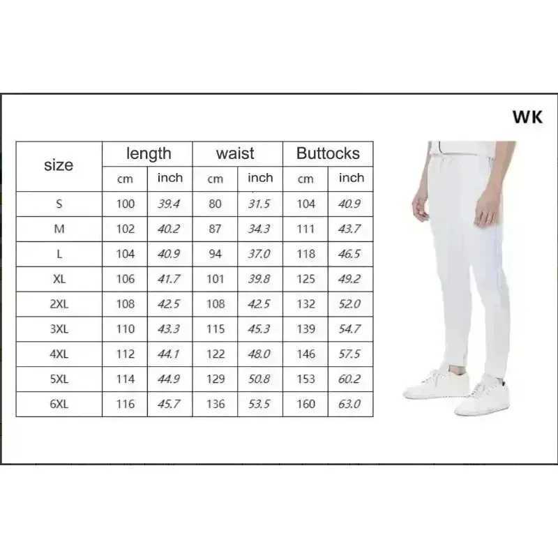 Men's Pants 2026 Summer White Loose Wide Leg Sweatpants Abstract Curve Print Elastic Waist Casual Hip Hop Dance Jogger Pants D260924 - view 5