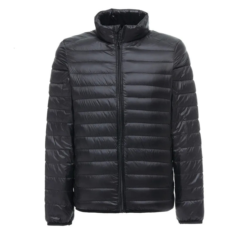Men's Lightweight Water-Resistant Packable Puffer Jacket Arrivals Autumn Winter Male Fashion Stand Collar Down Coats 260923 - view 5