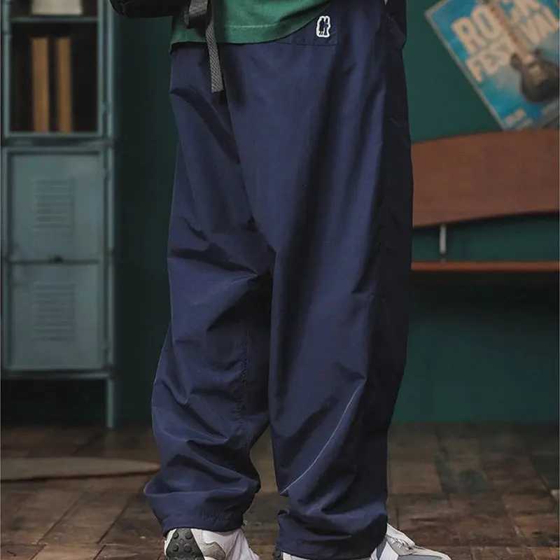 Men's Pants Elegant Fashion Harajuku Slim Fit Male Clothes Loose Casual All Match Sports Pants Solid Pockets Straight Leg Wide Leg Pants D260924 - view 6