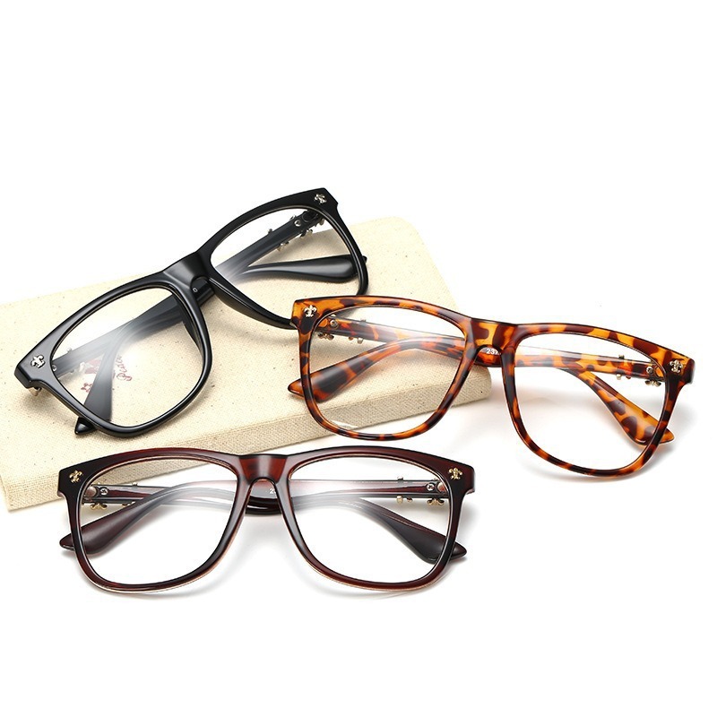 Luxury Brand Designer Sunglasses Trendy Similar To Those Worn By Internet Celebrities, Retro Unique, With Thick Edges, Non-Prescription Glasses, Large - view 4