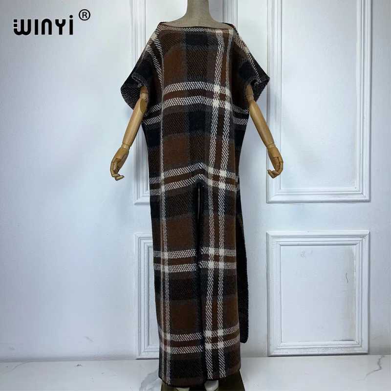 Lounge Women's Sleep WINYI Africa winter long cloak loose kaftan evening long dresses Elegant robe African Women outwears women abaya dubai luxur