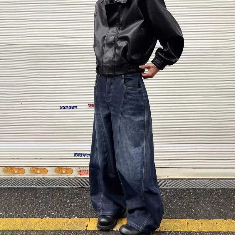 Men's Jeans New Men's American Goth Letter Printed Baggy Denim Pantalones Spring Y2K Streetwear Straight Jeans Hip Hop Fashion Jean Trousers - view 5