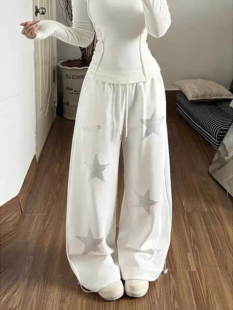 Men's Pants Star Rhinestone dr1 Hip Hop Sweatpants Men Baggy Wide Leg Casual Cotton Trousers Y2K Wide leg Sport Pants Streetwear D260924 - view 4