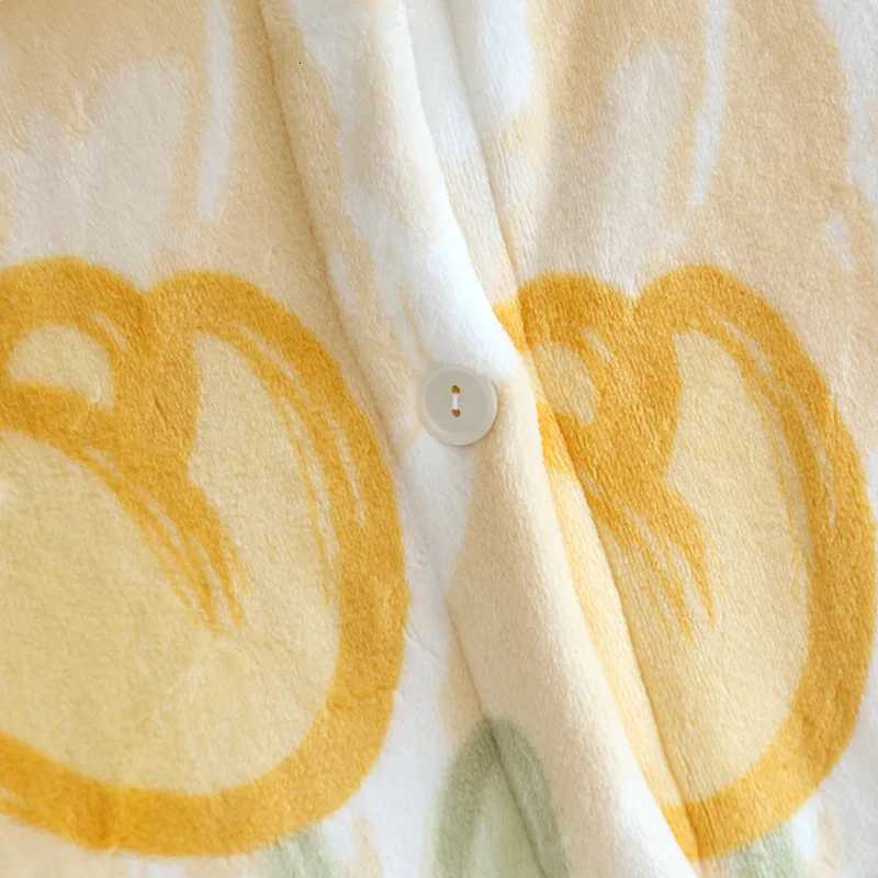 Sleep Lounge Women's Coral Velvet Robe Women's Autumn And Winter Flower Printed Dress Flannel Bathrobe Female Thicken Warm Sleepwear Shower  - view 7