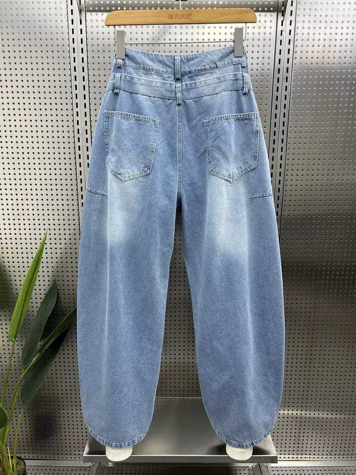 Men's Jeans New Men's Ripped Jeans Baggy Straight Fashion Vintage Blue Denim Pants Personality Streetwear Hip Hop Male Trousers H260924 - view 5