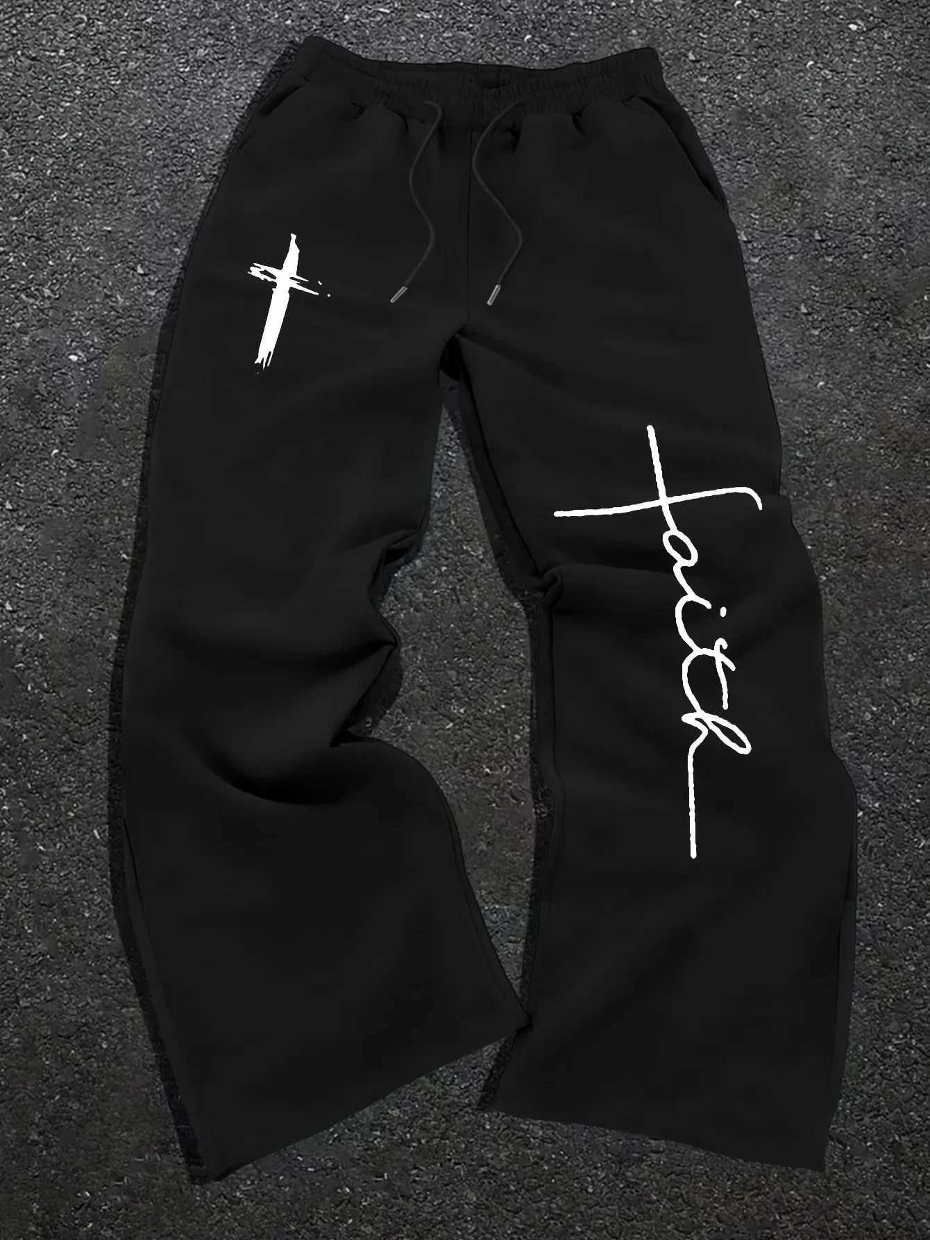 Men's Pants 2026 European and American men's casual sports pants jogging training pants men's gym pants daily straight pants D260924 - view 5
