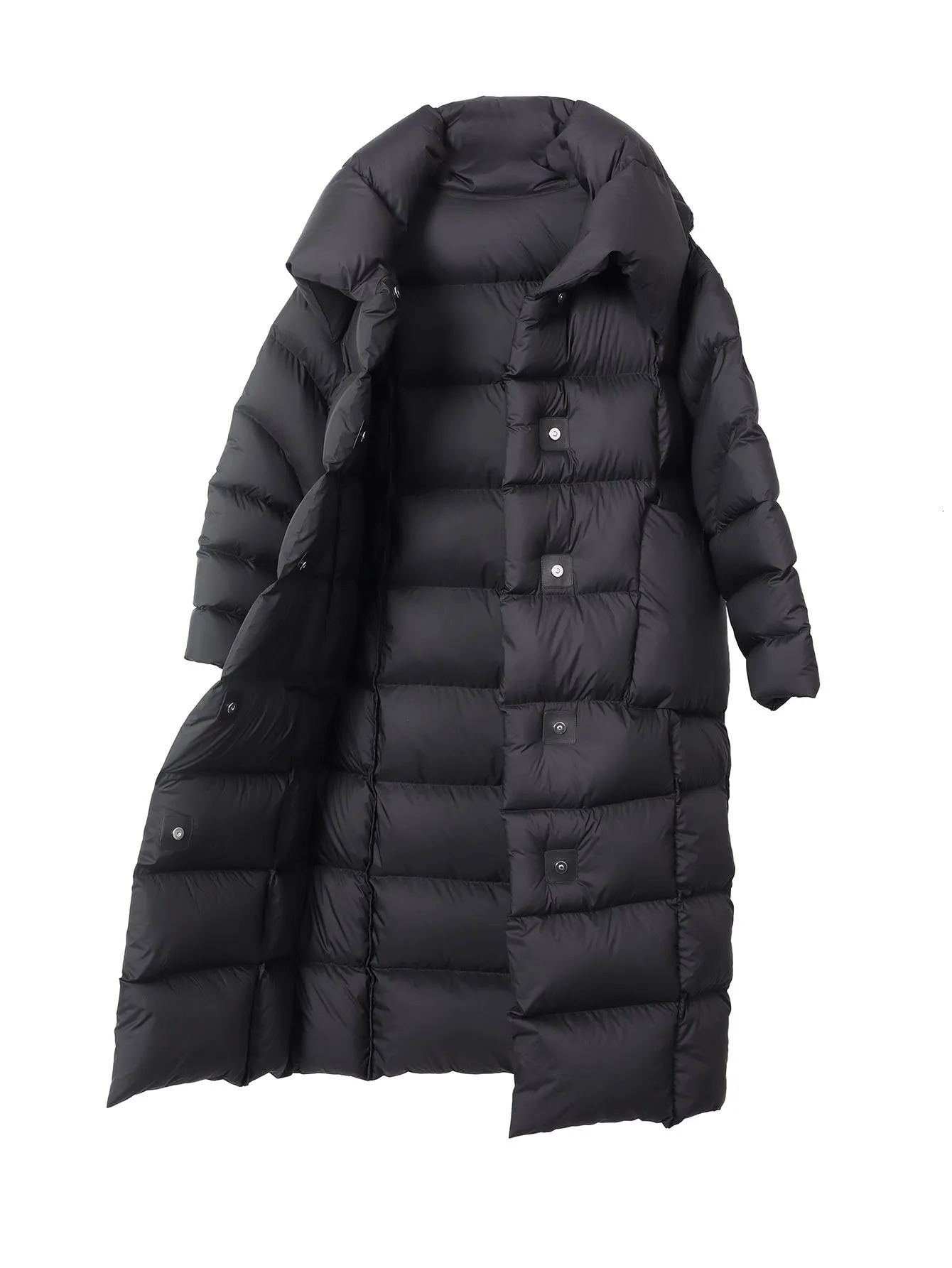 Super thick 400g filling White duck down Bread Coat Female Winter Women's Extended Knee-Length y down Jacket Warm 260923 - view 4
