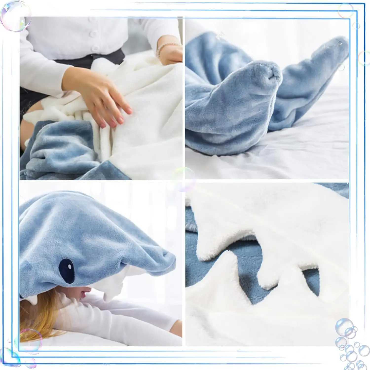 Sleep Lounge Women's One Piece Shark Winter Sleepwear Bag Pajamas Set Women's Christmas Sleepwear for Sleeping Loungewear for Adult Onesie B - view 6