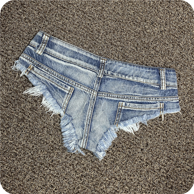 Sexy Women's Low Rise Stretch Mini Denim Shorts Hot Pants Beach Party Clubwear - view 5