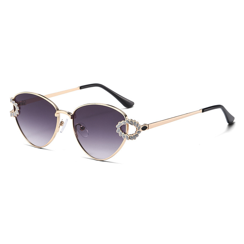 High-End Designer Sunglasses DAPARO New Metal Cat-Eye 2026 Fashion Trend Versatile Women's Sunglasses With UV Protection - view 6