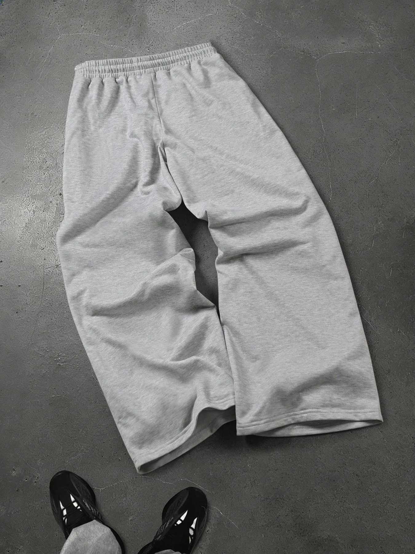 Men's Pants Men's Autumn/Winter Star Print Straight-Leg Sweatpants Casual Stylish and Versatile Suitable for Sports and Daily Wear D260924 - view 5