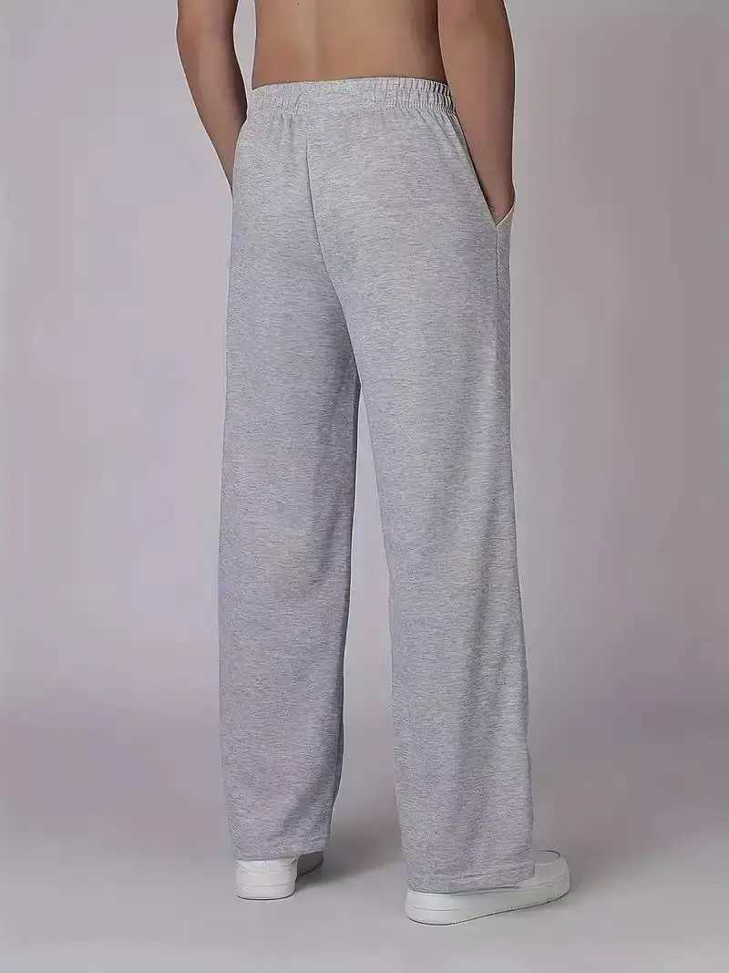 Men's Pants Men's Sweatpants Elastic Waist Joggers Track Pants Casual Sport Fitness Gym Clothing Autumn All-Match Loose Comfy Trousers D2609 - view 6