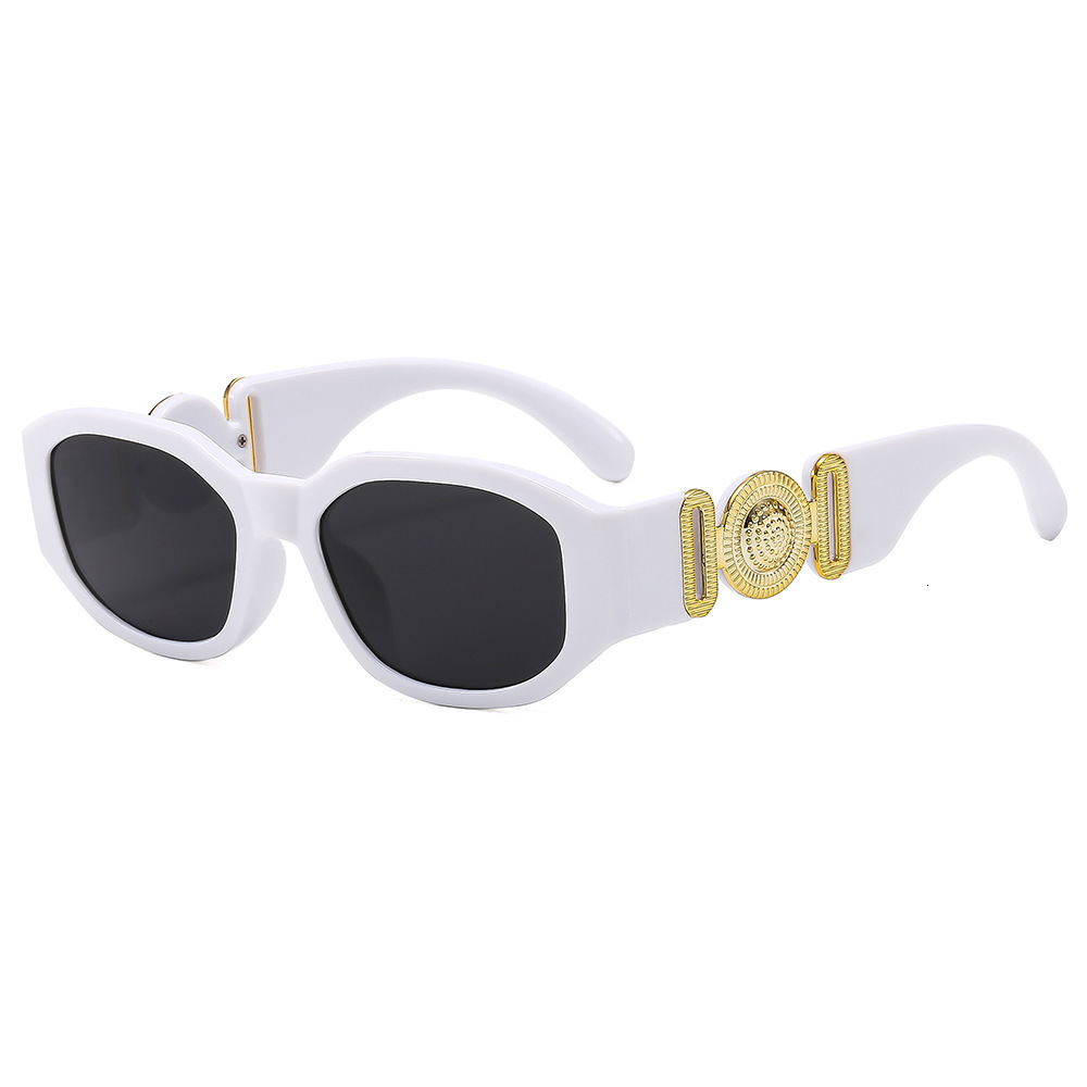 Luxury Brand Designer Sunglasses New European And American Style Small-Frame Unique Polygonal Irregular Head-Shaped Sunglasses, Trendy For Cross-Borde - view 4