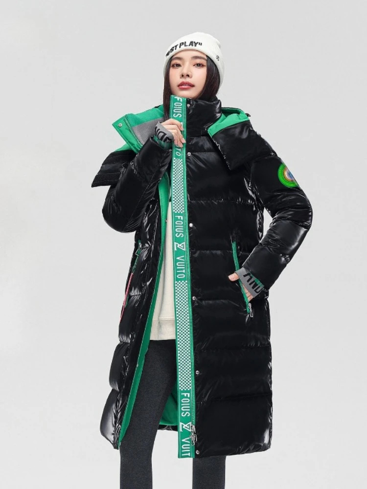 Winter Parkas Jacket Thicken Warm Long Down Cotton Coat Woman Man Outwear Outfits Classic Windproof Waterproof Couple Clothing 260920 - view 3