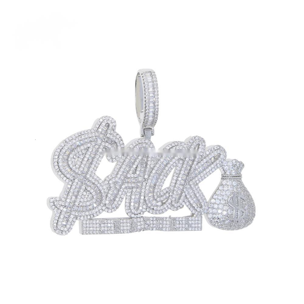 Hip Hop ACK Letter Pendant Unisex Style Rap-themed Made of Real Gold-plated Popular Jewelry Wholesale and in Stock. - view 7