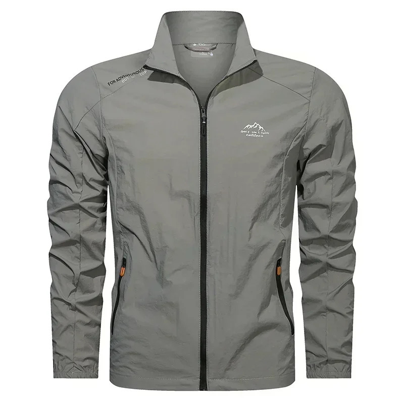 UPF100 Men Summer Windbreaker Zip Pockets Uv Sun Protection Jackets Breathable Ultralight Clothes Outdoor Skin Thin Coats Camp 260924 - view 6