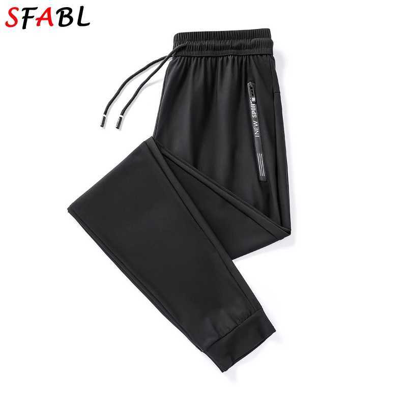 Men's Pants Summer Quick Dry Gym Fitness Men's Pants Breathable Running Jogging Sweatpants Trousers for Men Sports Pants Man Black Gray 3XL  - view 5