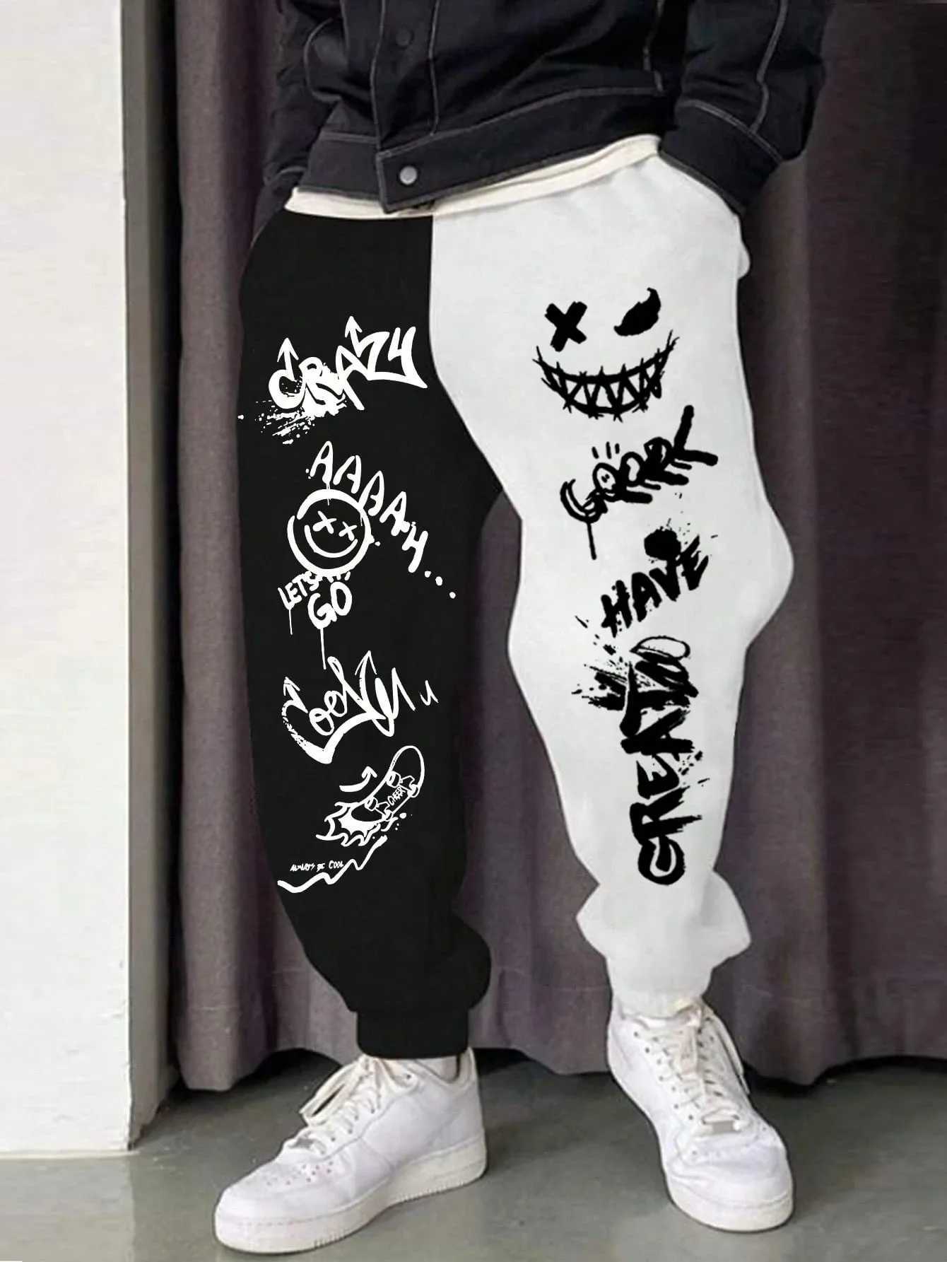 Men's Pants 2026 Summer New Style Men's Sweatpants with Letter Print Breathable Lightweight Comfortable and Fashionable for Leisure Use D260