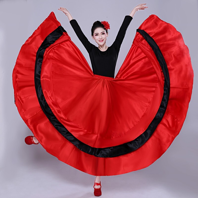 Bullfight Opening Costume Latin Flamenco Belly Dance Large Swing Skirt Stage Performance Dress - view 3