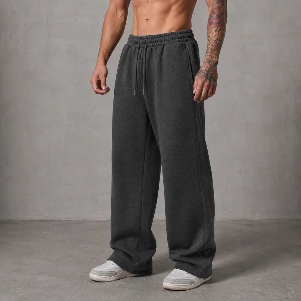 Men's Pants New Men's Sweatpants 6 Colors Summer Comfortable Wide Leg Sports Pants Elastic Waist dr1 Casual Joggers Daily Trousers D260924