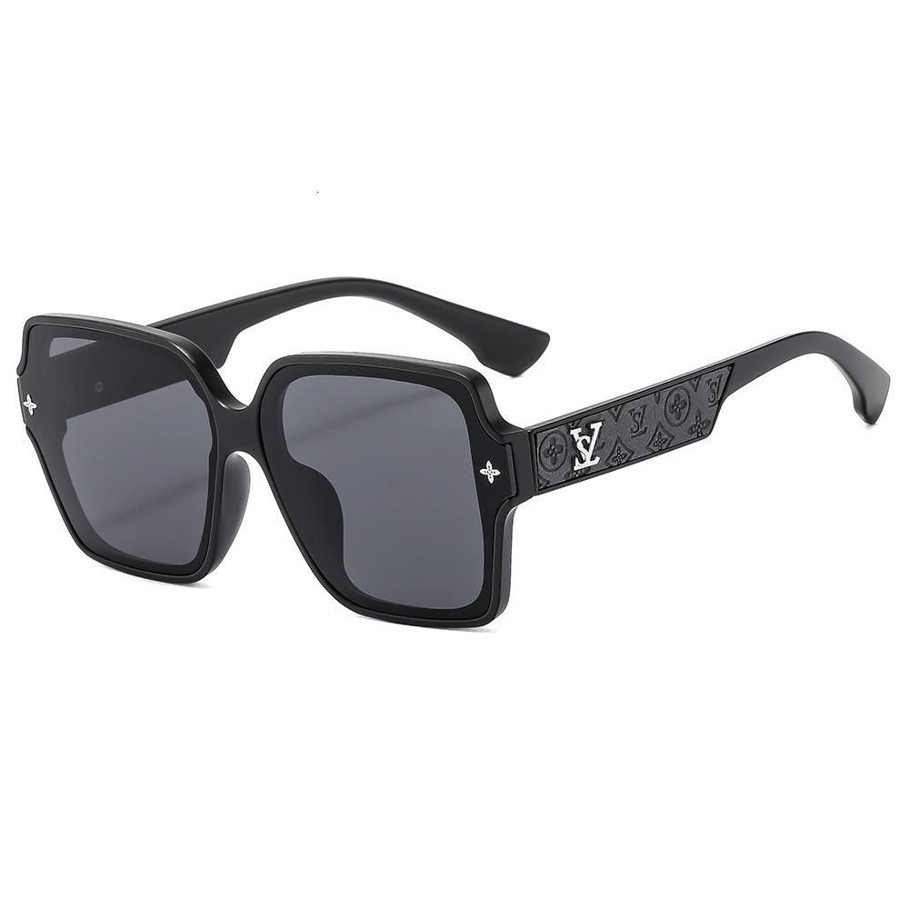 Luxury Fashion Designer Sunglasses 2025 New Yangshulin Square Large Frame Letter For Women High-End Fashion Sunglasses - view 5