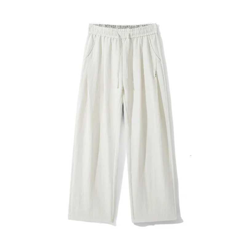 Men's Pants Men's Causal Pants Lyocell Linen Sweatpants Trousers Straight Wide Leg Sweatpants Pocket dr1 Elastic Waist Comfort Pants D260924 - view 6