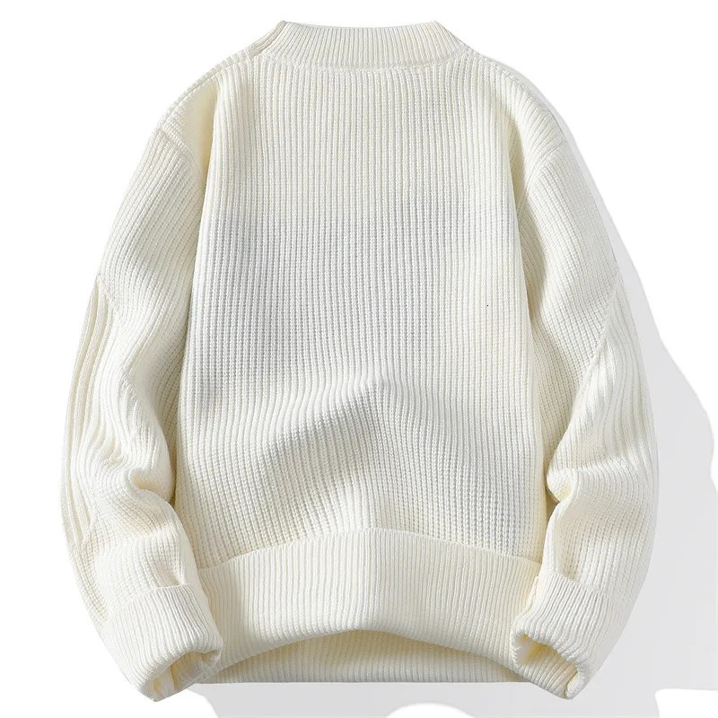 Men's Sweater Fashion Pattern Autumn/Winter Knitted Sweater Fashion High Street Pullover Outdoor Loose Warm Thick 260923 - view 5