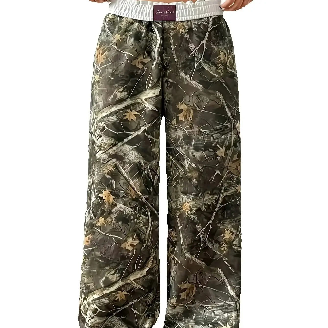 Ladies Casual Camouflage Printed WideLeg Pants Are Comfortable to Wear and Suitable for Daily Travel 260924 - view 7