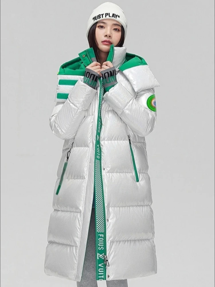 Winter Parkas Jacket Thicken Warm Long Down Cotton Coat Woman Man Outwear Outfits Classic Windproof Waterproof Couple Clothing 260920 - view 5