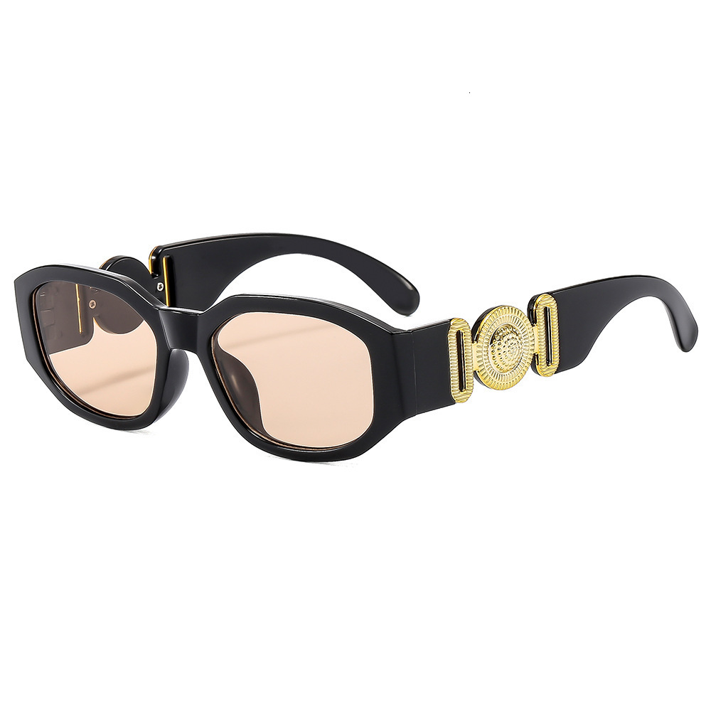 Luxury Brand Designer Sunglasses New European And American Style Small-Frame Unique Polygonal Irregular Head-Shaped Sunglasses, Trendy For Cross-Borde - view 6