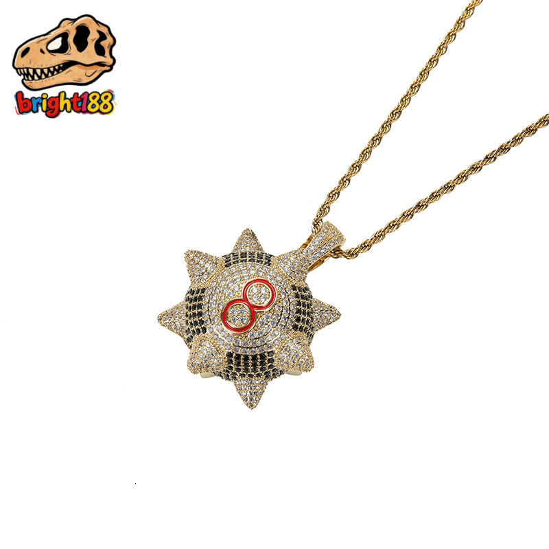 RQ 2026 Hip Hop Jewelry Pendant vvs Moissanite Men's Hip Hop Rock Jewelry
